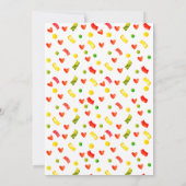 Laten we taco's over Love fiesta paren douchen Kaart (Achterkant)