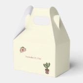 Laten we Taco's over Love Fiesta Theme Couples Sho Bedankdoosjes (Achterkant)