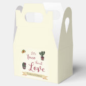 Laten we Taco's over Love Fiesta Theme Couples Sho Bedankdoosjes (Geopend)