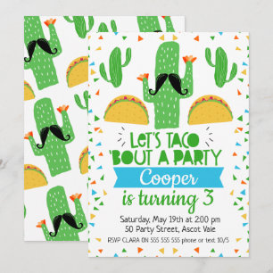 Laten we Taco's uitnodigen voor een feestelijke ui Kaart