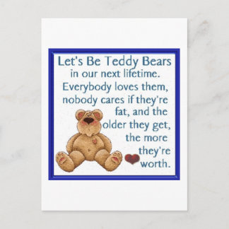 Laten we Teddy Bears zijn Briefkaart