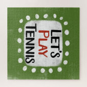 Laten we Tennis Jigsaw Puzzel spelen (Horizontaal)