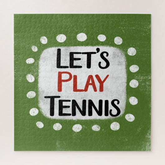 Laten we Tennis Jigsaw Puzzel spelen (Verticaal)