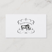 Laten we terug naar onze schapen - grappig Boerde Visitekaartje (Achterkant)