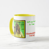 Laten we teruggaan in de tijd! Tweetone Mok (Voorkant links)