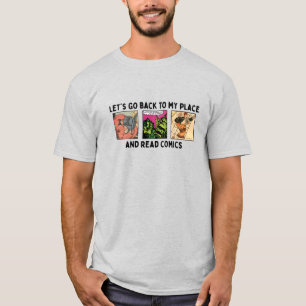 Laten we teruggaan naar mijn plaats en het T-shirt