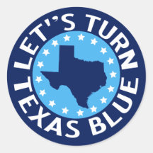 Laten we Texas Blue Vote Democraat Politiek maken