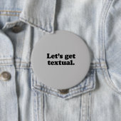 LATEN WE TExten Ronde Button 4,0 Cm (In situ)