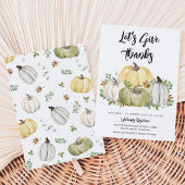 Laten we Thanksgiving-dank geven Kaart