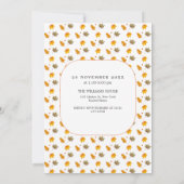 Laten we Thanksgiving Day Dinner Party verzamelen Kaart (Achterkant)