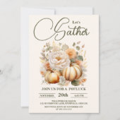 Laten we Thanksgiving dinervakantie verzamelen Kaart (Voorkant)