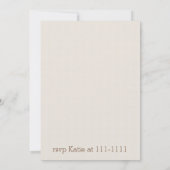 Laten we Thanksgiving uitnodigen Kaart (Achterkant)