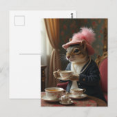 Laten we thee drinken briefkaart (Voorkant / Achterkant)