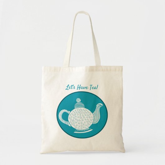 Laten we thee drinken tote bag (Voorkant)