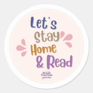 Laten we thuis blijven en Sticker lezen