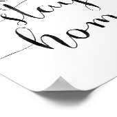 Laten we thuis blijven poster (Hoek)