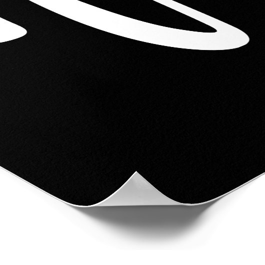 Laten we thuis blijven poster (Hoek)