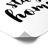 Laten we thuis Poster blijven (Hoek)