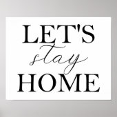 Laten we thuis Poster blijven (Voorkant)