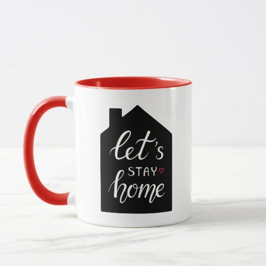 Laten we thuisblijven 2 mok (Links)