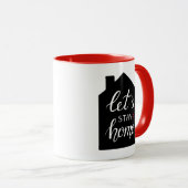 Laten we thuisblijven 2 mok (Voorkant rechts)