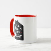 Laten we thuisblijven 2 mok (Voorkant links)