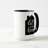 Laten we thuisblijven 2 mok (Voorkant rechts)