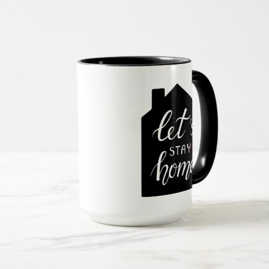 Laten we thuisblijven 2 mok (Voorkant rechts)