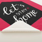 Laten we thuisblijven 2 sherpa deken (3/4)