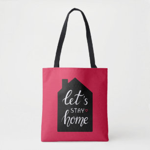Laten we thuisblijven 2 tote bag