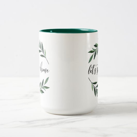 Laten we thuiskoffie Mok blijven (Center)