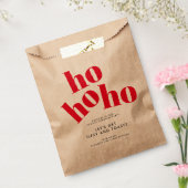 Laten we Tipsy en Toasty Hohoho kerstfeest krijgen Bedankzakje (Gezegeld)