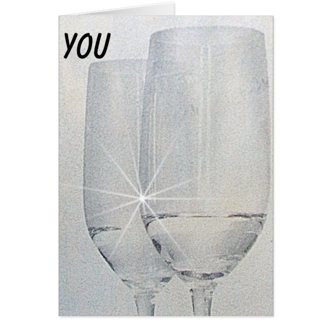 LATEN WE TOAST EN CELEBRAAT "ONZE NIEUWE LIEFT" ZI (Voorkant)