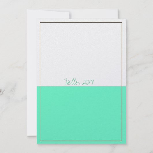 Laten we Toast Kaart (Achterkant)