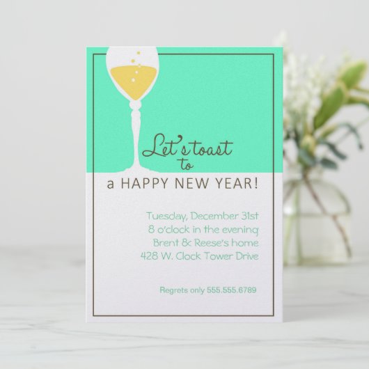 Laten we Toast Kaart (Staand voorkant)