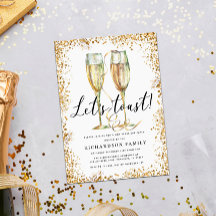 Laten we toast op nieuwjaarsfeest