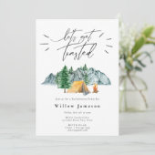 Laten we Toasted Bachelorette Camping kopen Kaart (Staand voorkant)