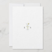 Laten we toasten op het verlovingsfeest van de dou kaart (Achterkant)