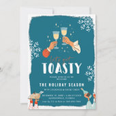 Laten we Toasty halen | Uitnodiging feestdag (Voorkant)