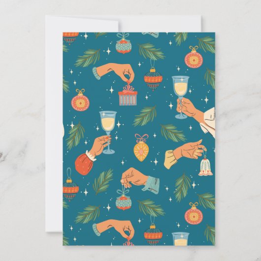 Laten we Toasty halen | Uitnodiging feestdag (Achterkant)