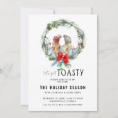 Laten we Toasty halen | Uitnodiging feestdag (Voorkant)