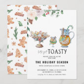 Laten we Toasty halen | Uitnodiging feestdag (Voorkant / Achterkant)