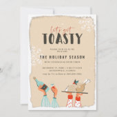 Laten we Toasty halen | Uitnodiging feestdag (Voorkant)