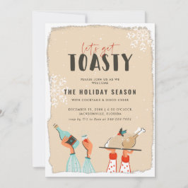 Laten we Toasty halen | Uitnodiging feestdag