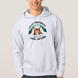 Laten we tot de lente in winterslaap blijven Knuff Hoodie