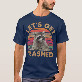 Laten we trapsgewijs Raccoon-shirtCute Racoon Love T-shirt