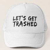 Laten we Trashed pakken Trucker Pet (Voorkant)