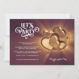 Laten we Trouw Uitnodiging Vieren