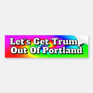 Laten we Trump uit Portland halen Bumpersticker