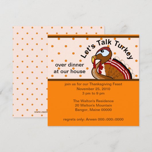 Laten we Turkije spreken Kaart (Voorkant / Achterkant)